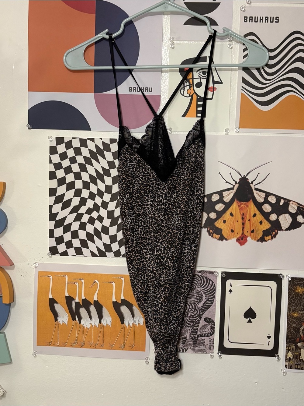 Victoria’s Secret Leopard Lace Bodysuit — XS